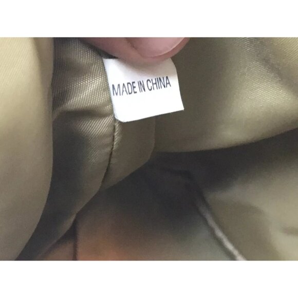 Jack Georges Womens Beige Brown Handle Shoulder Strap Tote‎ Bag Size M - Picture 8 of 9